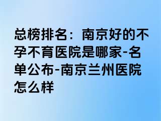 总榜排名：兰州好的不孕不育医院是哪家-名单公布-兰州兰州医院怎么样