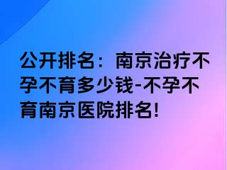 公开排名：兰州治疗不孕不育多少钱-不孕不育兰州医院排名!